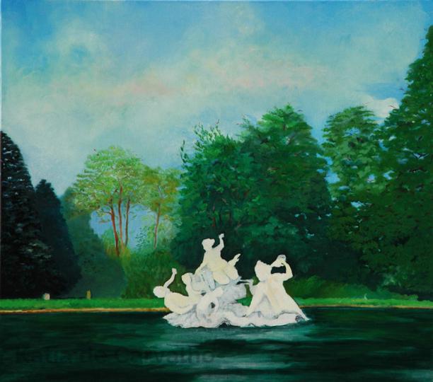 6) oil cotton the Royal Park in Turin 76x65 cm (2006)